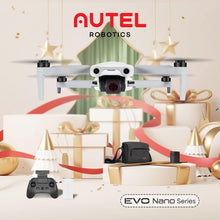 Load image into Gallery viewer, Robotics EVO Nano plus Premium Bundle,249G Mini Professional Drone with 4K RYYB HDR Camera, 50 MP Photos, 1/1.28" CMOS, No Geo-Fencing, EVO Nano+ Extra 64G SD Fly More Combo (White)