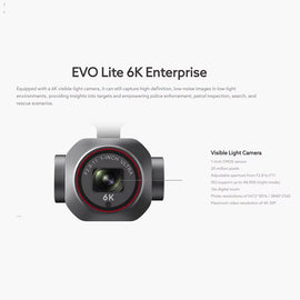 Autel EVO Lite 6K Enterprise 1Inch CMOS Visible-Light Camera ISO MAX 48000 4K/30Fps Video Professional Drones Flying New