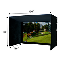 Load image into Gallery viewer, Albatross 13 Golf Simulator Enclosure - Extended Depth