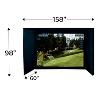 Load image into Gallery viewer, Albatross 13 Golf Simulator Enclosure - Standard Depth