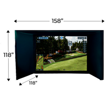 Load image into Gallery viewer, Albatross 13 Golf Simulator Enclosure - Extended Depth